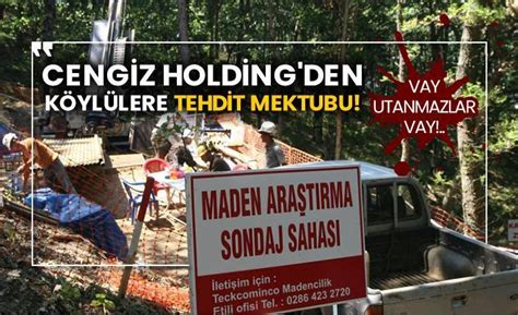 C­e­n­g­i­z­ ­H­o­l­d­i­n­g­­t­e­n­ ­T­a­r­l­a­l­a­r­ı­n­ı­ ­S­a­t­m­a­y­a­n­ ­K­ö­y­l­ü­l­e­r­e­ ­T­e­h­d­i­t­ ­M­e­k­t­u­b­u­